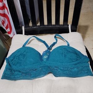 Victoria's Secret Teal Lace Bra